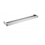 Cavallo Chrome Square Double Towel Rail 600mm